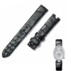 Custom Breguet Queen straps - Reine De Naples leather strap black blue alligator watch band