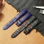 Breguet Type XX 3820 Brown Alligator leather watch band white stitching strap (1)