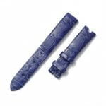 Custom Breguet Type XX 3810 black Alligator leather watch band strap cream stitching (1)