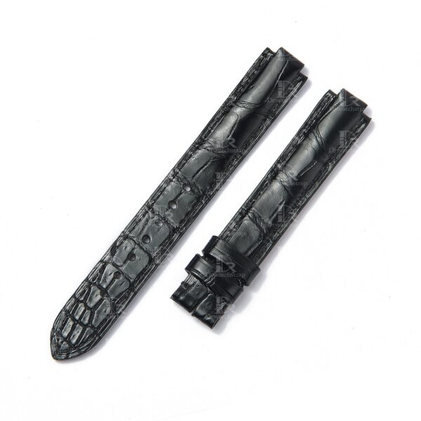 Genuine best quality OEM custom American Alligator black Belly-scale replacement Cartier Ballon Bleu de watch leather strap & watch band from dr watchstrap for Cartier de Ballon Bleu watches online - Shop the high-end watch straps & watchbands at a low price