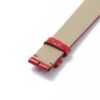 Genuine best quality American Alligator Red custom handmade replacement Cartier leather strap and watch band for Cartier Vendome Must De watch online - Shop the premium High-end crocodile material straps & watch bands from dr Watchstrap at a low price
