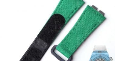 Custom best quality quickswitch quick release green nylon canvas velcro Hublot watch band and strap replacement for Hublot Big Bang 411 luxury watches - Shop handmade OEM velcro straps online at a low price