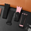 Custom Black Pink velcro strap replacement for Audemars Piguet Royal Oak offshore (1) Custom Black Pink velcro strap replacement for Audemars Piguet Royal Oak offshore (1)