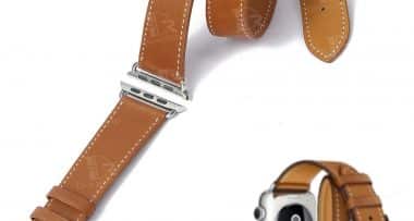 loop leather watch