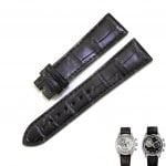 Zenith El Primero Chronomaster Black alligator leather watch strap (3)