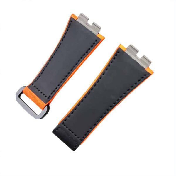 Hublot big bang 411 replacement orange canvas velcro strap Nylon watch band
