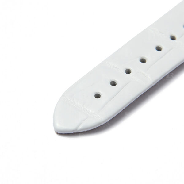 Omega Deville Replacement Alligator leather watch strap white pink alligator 16mm custom watchband