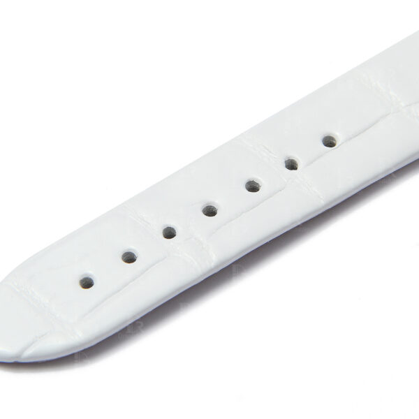 Omega Deville Replacement Alligator leather watch strap white pink alligator 16mm custom watchband