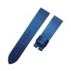 Premium Omega watch straps replacement Omega Deville watch strap blue satin leather watchband online for sale