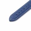 Premium calfskin handcrafted black blue Omega deville leather strap for omega deville ladies women men watch - replacement watch bands online