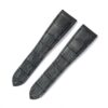 Replacement alligator leather watch strap for Cartier Calibre dive (3) Best quality OEM high-end replacement black alligator crocodile leather Cartier Calibre watch strap and watch band for Cartier Calibre dive watches online - Aftermarket leather watchbands for Cartier Calibre at a low price