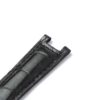 100% handmade black genuine OEM custom double-folded alligator crocodile leather strap and watch band replacement for Cartier Pasha De watches online - Shop the high-end quality Belly-scale bespoke leathr straps and watch bands online from DR Watchstrap onine at a low price