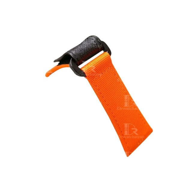 replacement canvas strap for Hublot big bang Meca 10 orange velcro watch band