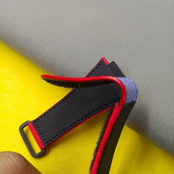 custom velcro watch band for Hublot Big Bang 601 red canvas nylon replacement strap