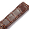handcrafted Replacement lady IWC Santoni Brown Alligator leather watch band