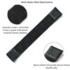 20mm Elastic watch band black canvas nylon strap for Rolex Omega Blancpain Patek Philippe and more