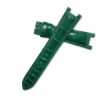 Aftermarket alligator strap for franck muller double mystery green leather bands crocodile watch band