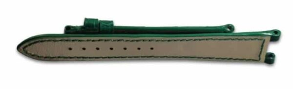 Aftermarket alligator strap for franck muller double mystery green leather bands crocodile watch band