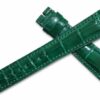 Custom alligator strap for franck muller double mystery green leather bands crocodile watch band