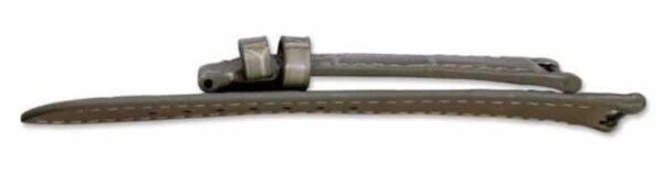 Buy OEM leather strap replacement premium alligator Belly-Scale grey hand-stitching