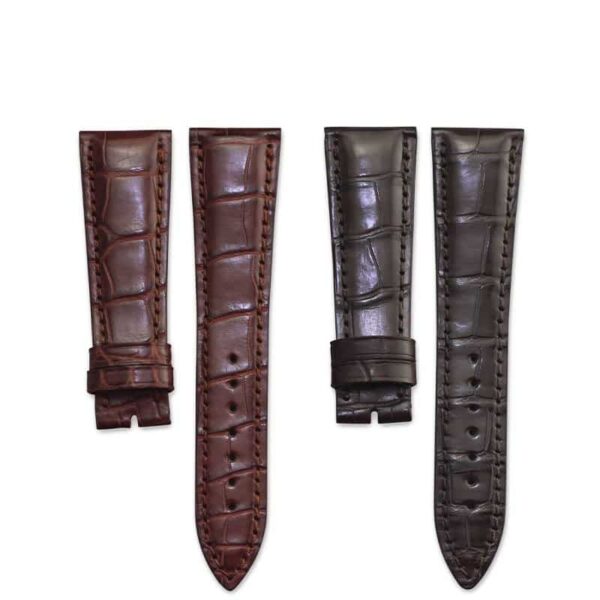 Custom leather watch band for Breguet Tradition (black,brown,purple...)