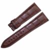 brown alligator leather watch bands