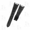 Custom leather strap fit for Patek Philippe Twenty-4 4910 4920 Black alligator watchbands – handcradted (1)