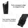 Custom leather strap fit for Patek Philippe Twenty-4 4910 4920 Black alligator watchbands – handcradted (3)