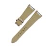 Custom leather strap fit for Patek Philippe Twenty-4 4910 4920 brown alligator watch band - handcradted