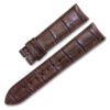Custom leather strap replacement fit for Patek Philippe brown alligator watch band - customized
