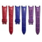 Custom blue alligator strap for Franck Muller Vanguard V32 V41 V45