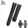 Glashutte Senator Alligator leather strap black round scale watch band Handmade watchbands for sale (1)