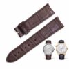 Custom best quality Grade A American crocodile black brown alligator leather jaeger lecoultre watch straps and watch bands for Jaeger-Lecoultre Master JLC Master luxury watches - OEM leather watch strap online for sale at low price