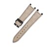 OEM leather strap for Franck Muller Double Mystery black alligator replacement watch band