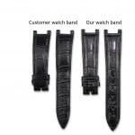 Franck Muller Vanguard V45 V41 V32 strap Black alligator leather (7)