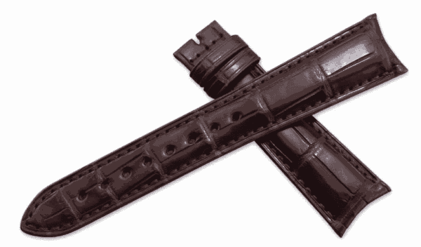 OEM leather strap for Jaeger-Lecoultre Master brown alligator replacement watch band