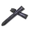 OEM leather strap for Zenith ELITE STAR black alligator replacement watch band - Customized
