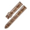 custom strap for Zenith ELITE STAR brown alligator leather replacement watch band - Customized