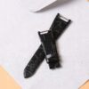 Custom handmade black alligator watchband for Patek Philippe Twenty-4 straps