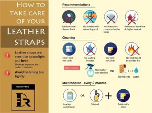 How to take care of leather watch bands - maintain leather watch strap
