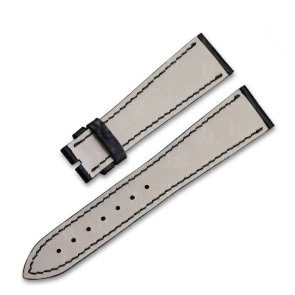 handcrafted crocodile watch band for breguet tradition blue leather strap bands