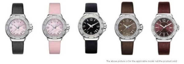 Custom satin strap fit fot TAG Heuer F1 red pink black ribbon replacement watchband - OEM