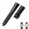 Custom best quality replacement black alligator crocodile Breguet leather strap and watch band for Breguet Tradition 5707 7787 luxury watch - OEM watchbands and straps online for sale at a low price