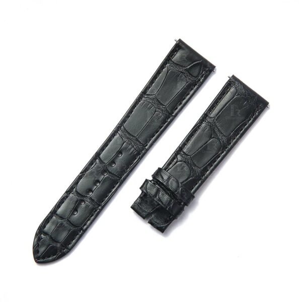 Buy custom Alligator crocodile pink black 19mm 20mm 23mm 16mm 14mm replacement Hermes leather watch band and strap for Hermes Heure H and Hermes Cape Cod luxury watch straps and bands at a low price