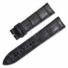 Custom handmade alligator leather watch band for PIAGET Black Tie ALTIPLANO strap