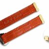 Handcrafted leather watch band strap for Omega de ville ladimatic purple replacement bands