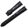Handmade alligator watchbands for Vacheron Constantin Traditionnelle 81180 85180 black leather strap - Customized