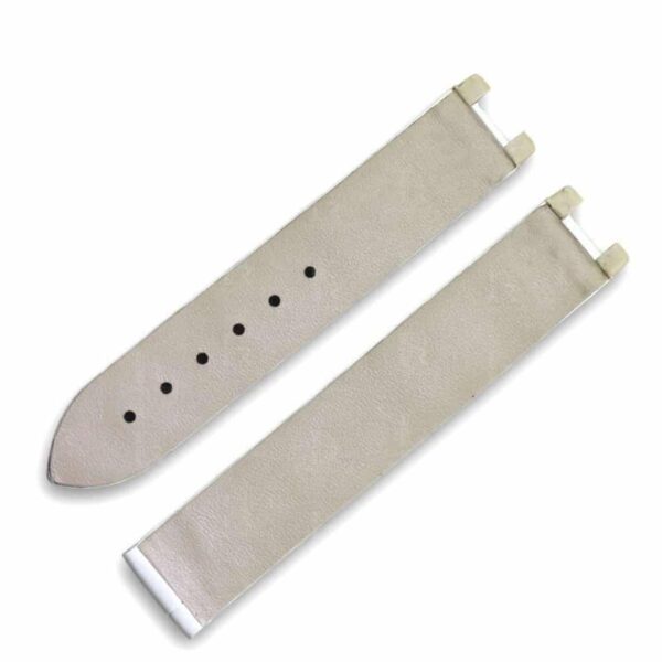 Handmade white Alligator Leather Omega watch band replacement fit for Omega DeVille ladimatic watch women's men's watches Omega watch straps