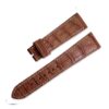 Best quality custom American Alligator crocodile brown 19mm 20mm 23mm 16mm 14mm replacement leather watch strap and watch band for Hermes Heure H and Hermes Cape Cod luxury watches - Shop the premium alligator straps and watch bands at a low price