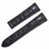 Smooth and Pliable Premium American Alligator Belly-Scale Leather watch band